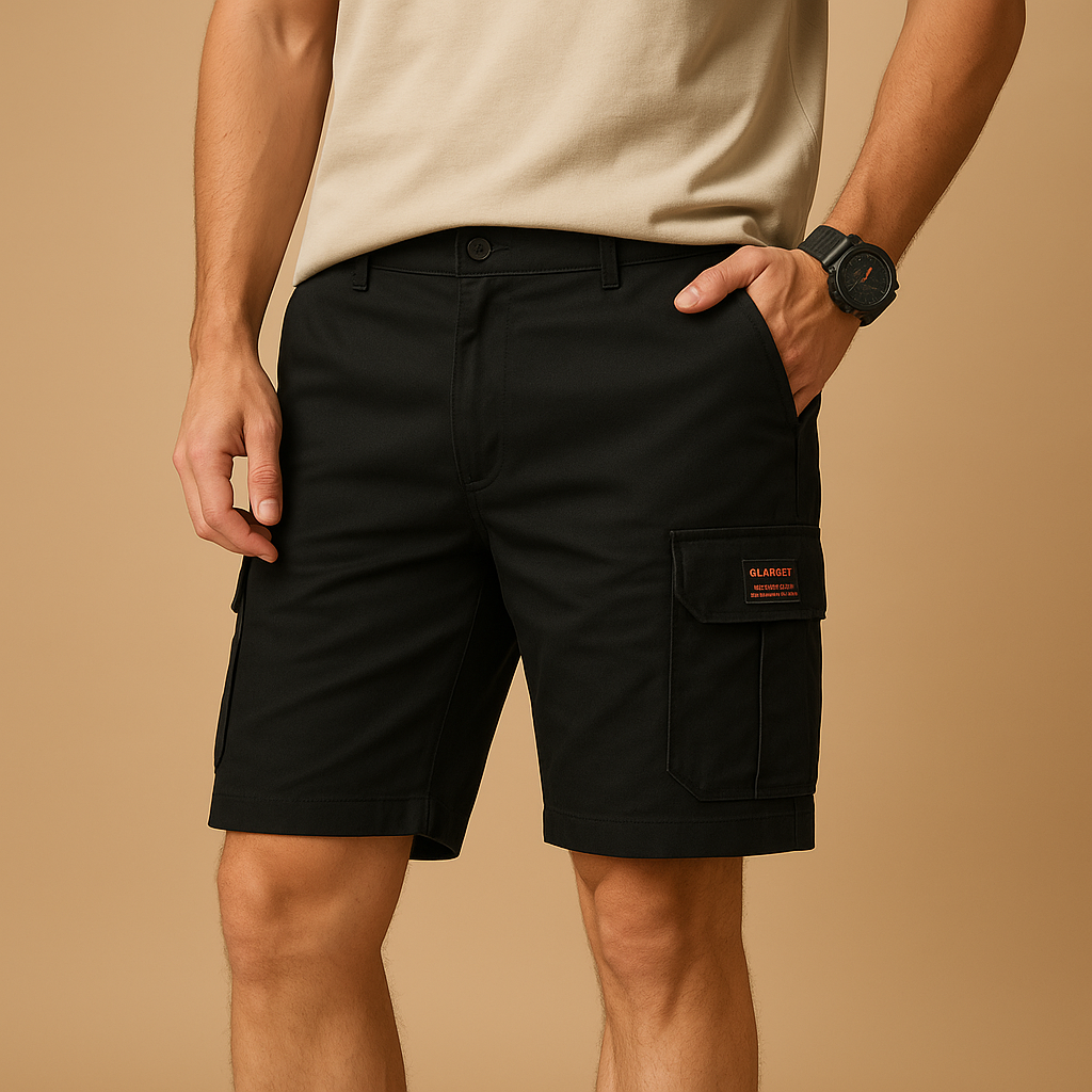 Blaise | Kurze Cargo-Hose für Herren mit praktischen Seitentaschen 