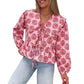 Nina | Elegant Floral Pattern Blouse 