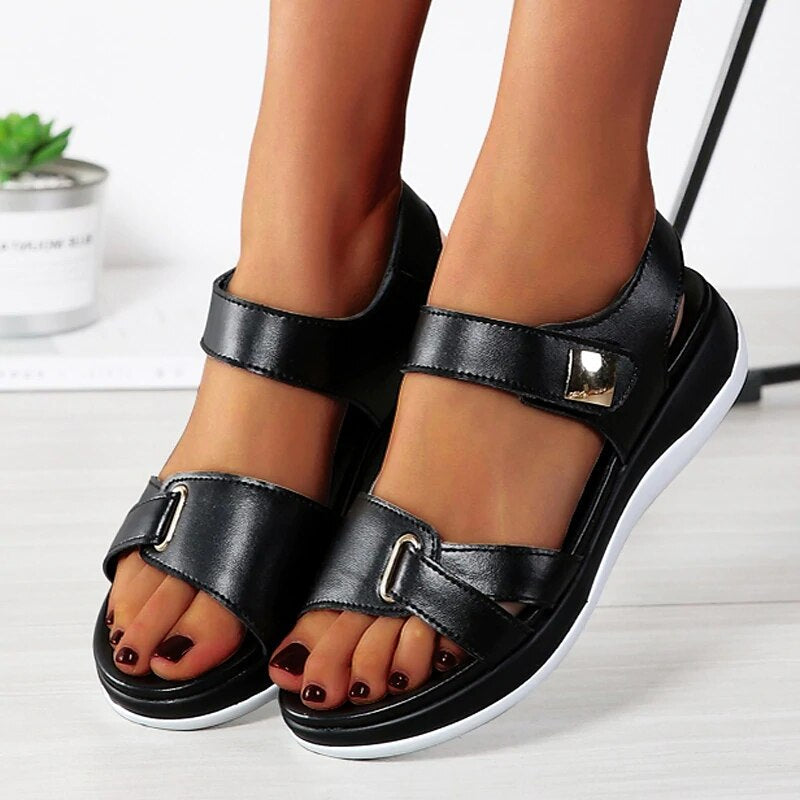 Élise | Sandalias A Doble Tira – Confort y Estilo Minimalista 